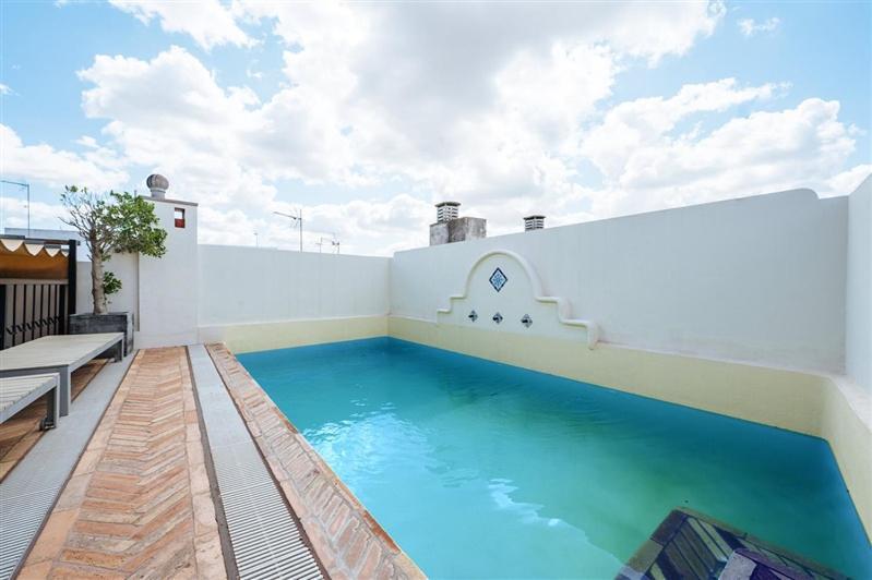 Casa Palacio Sxviii Con Piscina En Centro Historico De Sevilla מראה חיצוני תמונה
